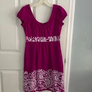 Banana Republic magenta dress